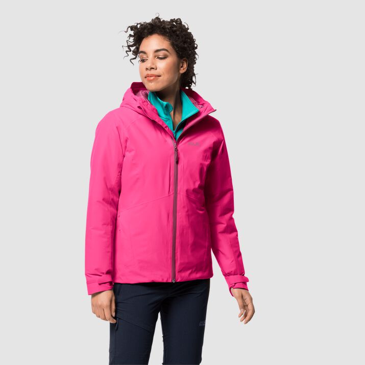 Jack Wolfskin Womens Argon Storm Winter Jacket Pink 163472TKU